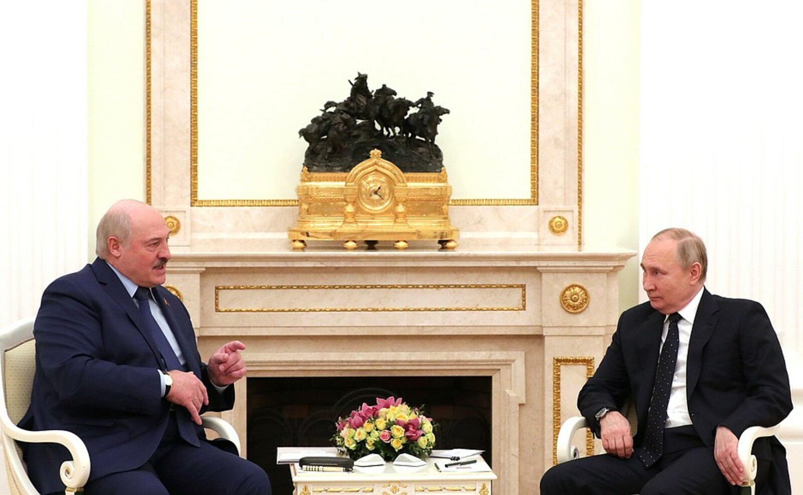 В Кремле состоялась встреча Владимира Путина с Президентом Республики Беларусь Александром Лукашенко.