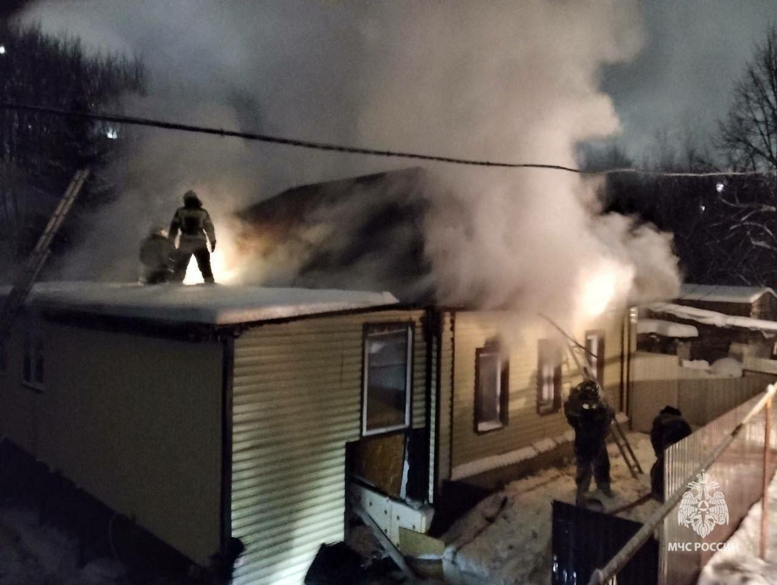 Пожилая женщина погибла в пожаре