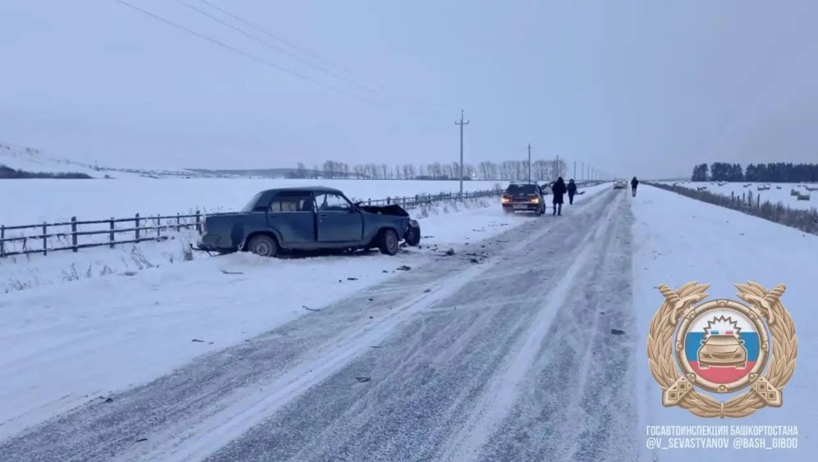 В Башкирии в ДТП погиб водитель «ВАЗа»