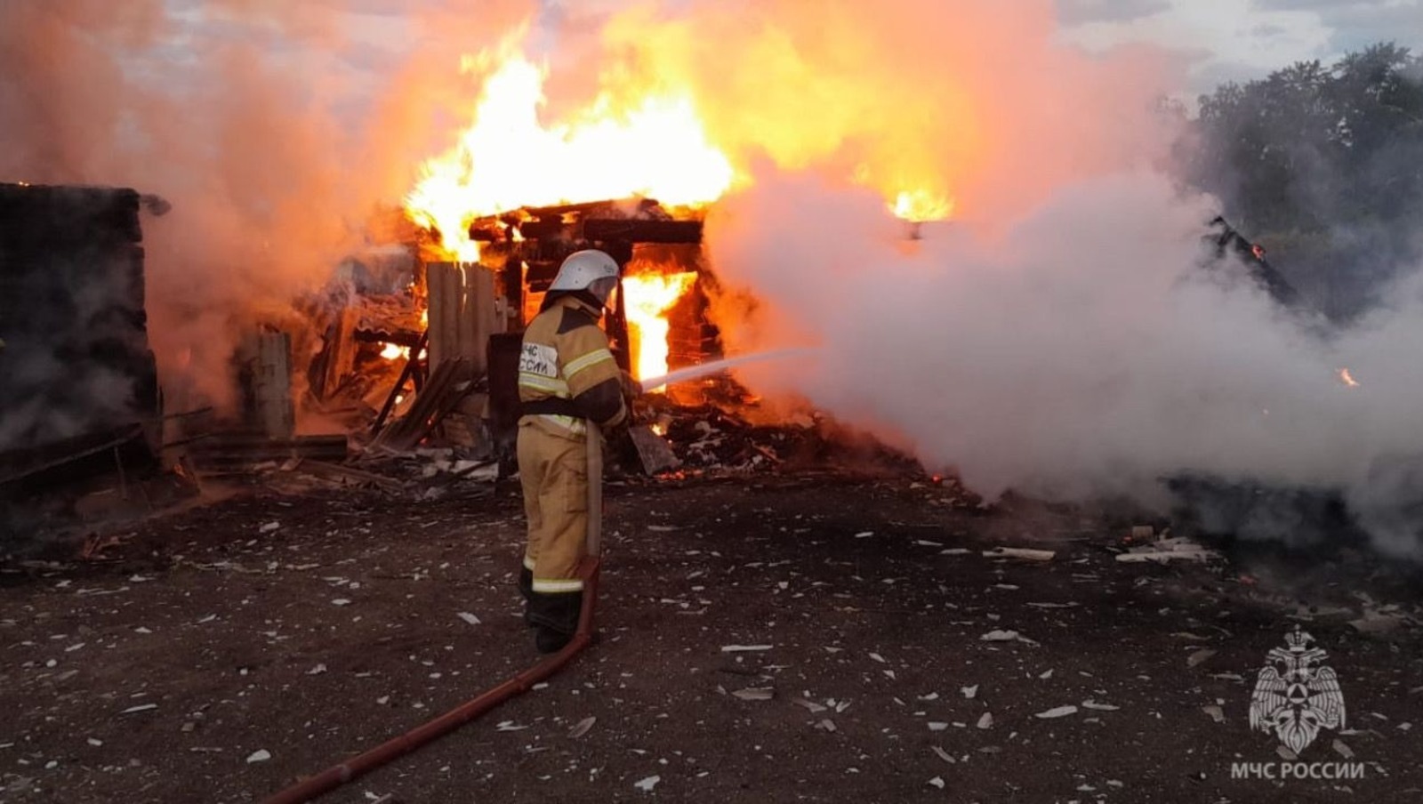 В Башкирии страшный пожар унес жизни четырех человек