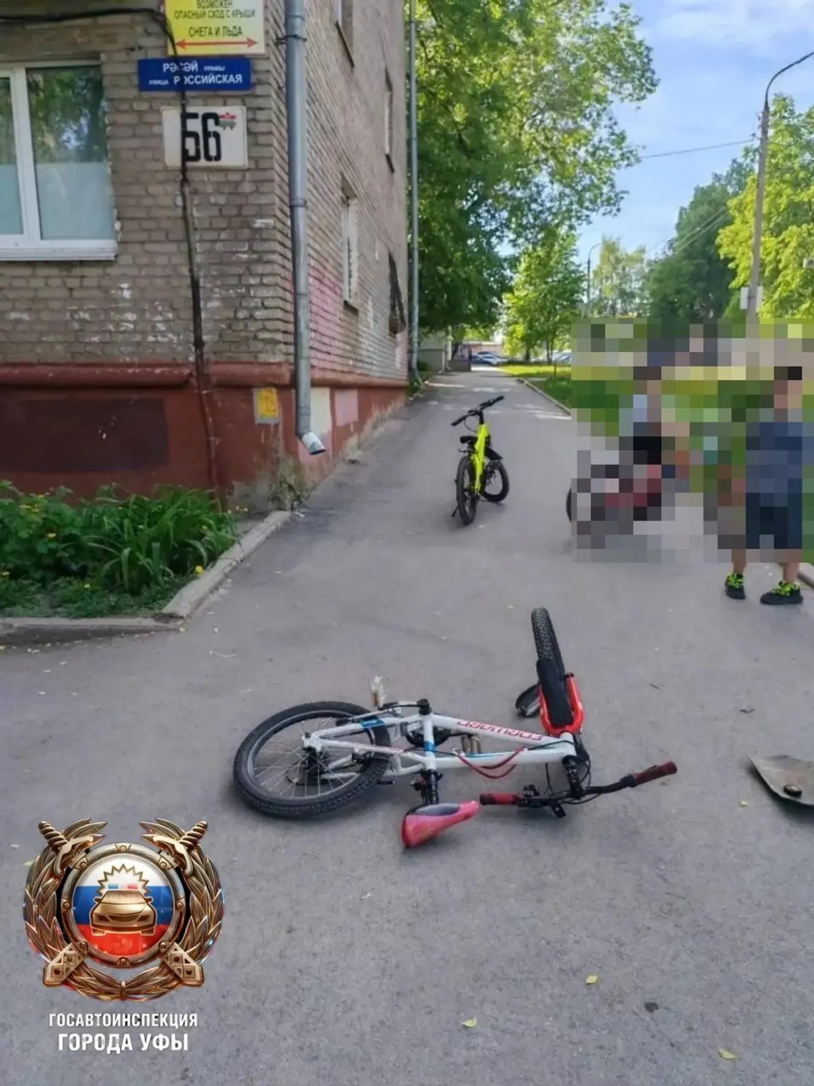В Башкирии подросток на велосипеде угодил под колеса машины