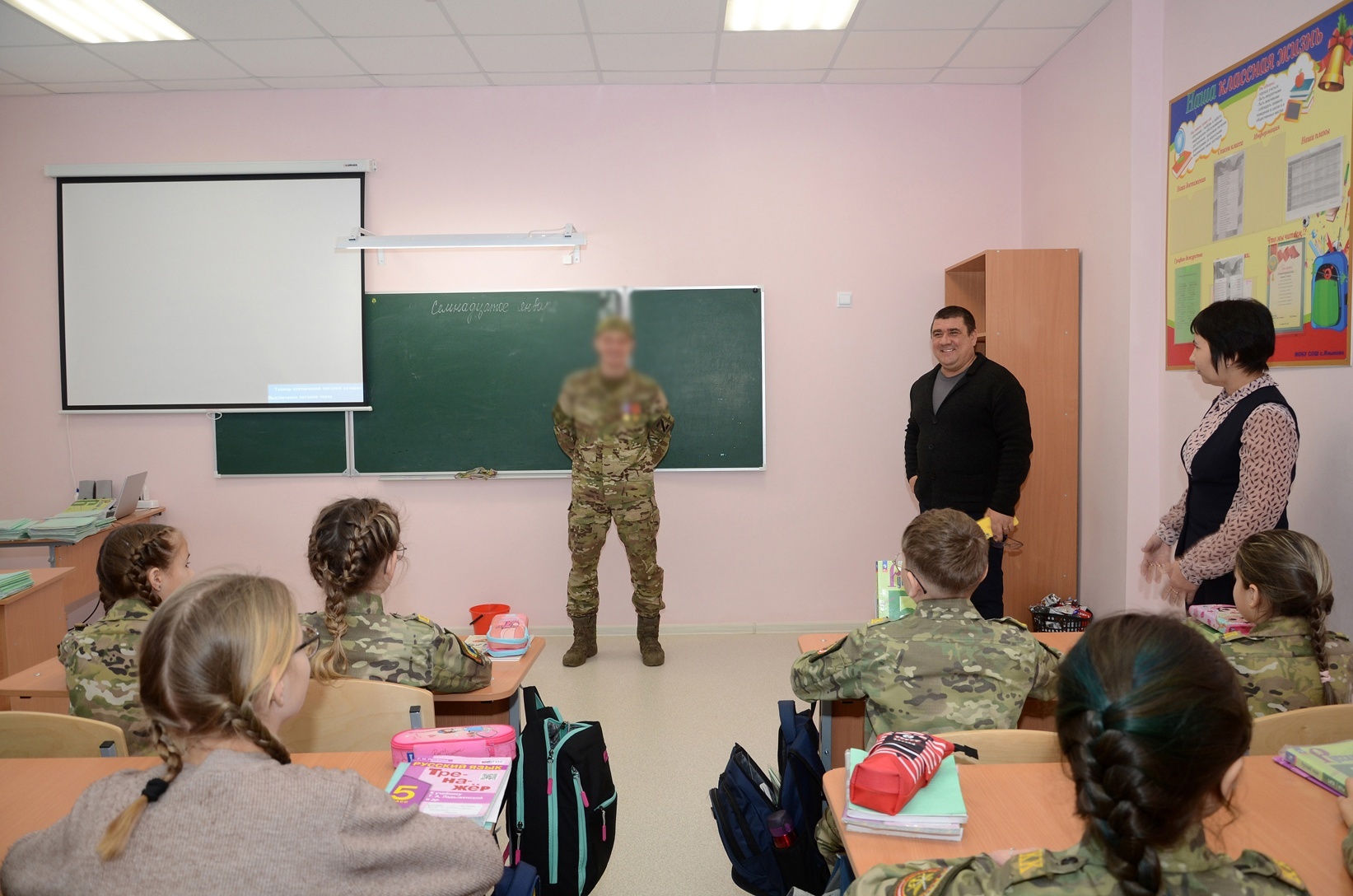 Боец СВО из Благоварского района Башкирии навестил родную школу