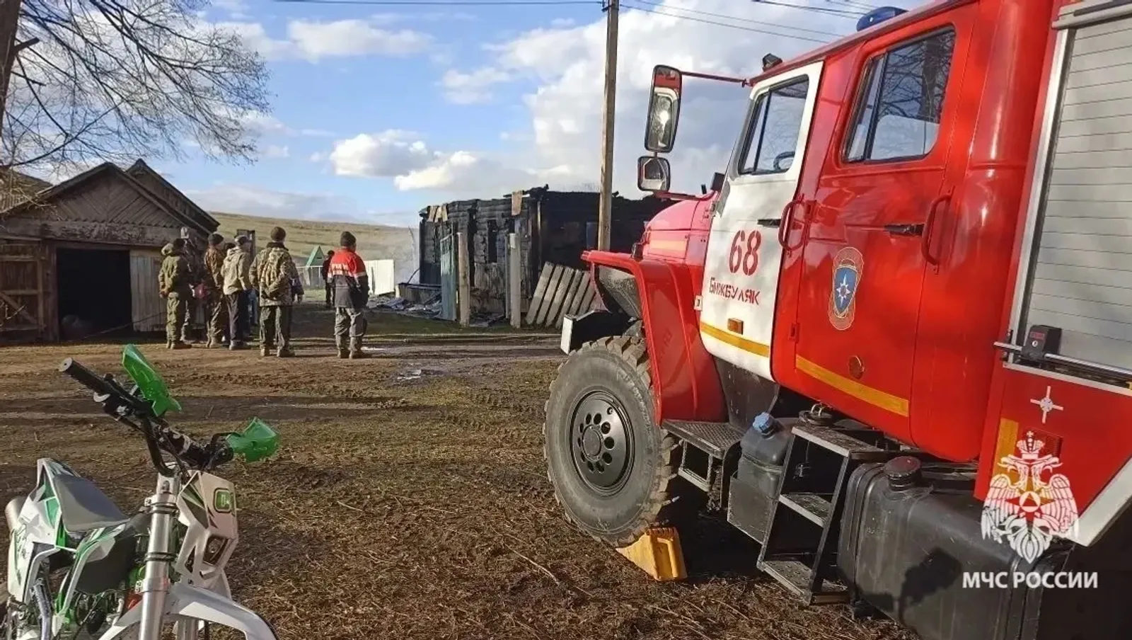 В Башкирии в пожаре погибла женщина