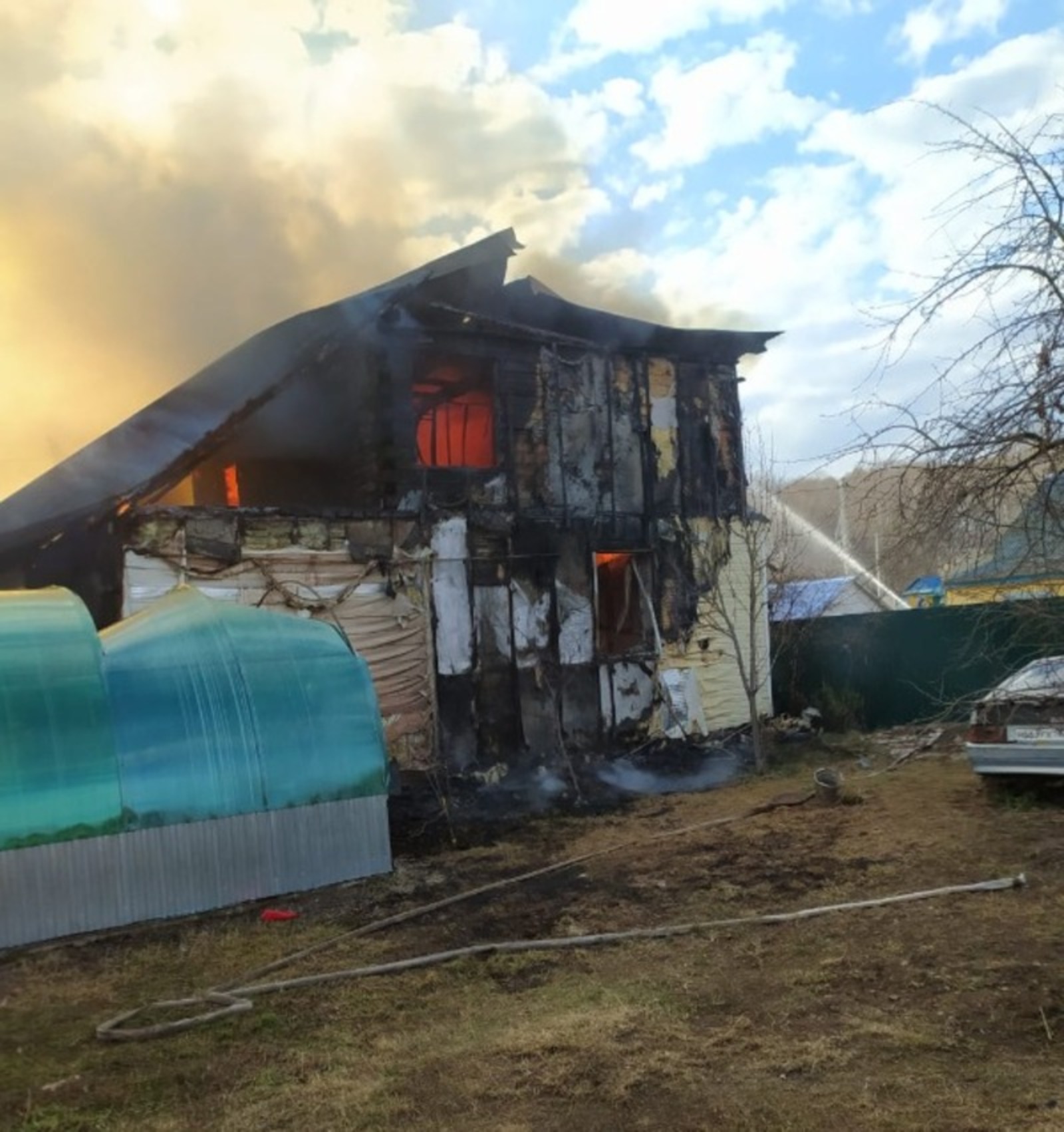 В Благоварском районе в доме при пожаре погибла бабушка