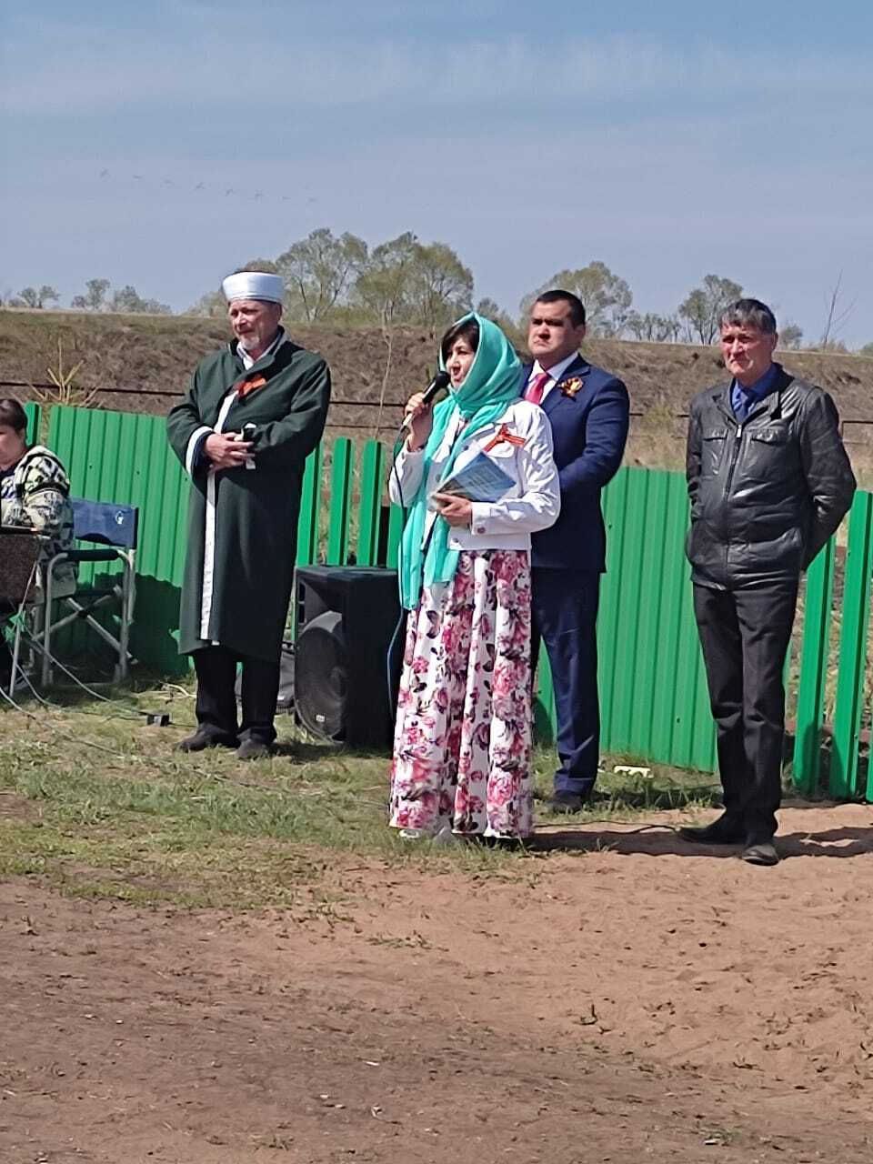 В деревне Шамеево Благоварского района открыли сквер участникам Великой Отечественной войны