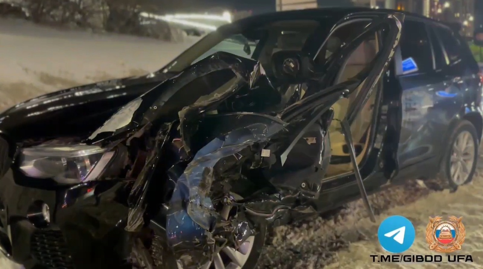 В Башкирия после массового ДТП погиб водитель BMW