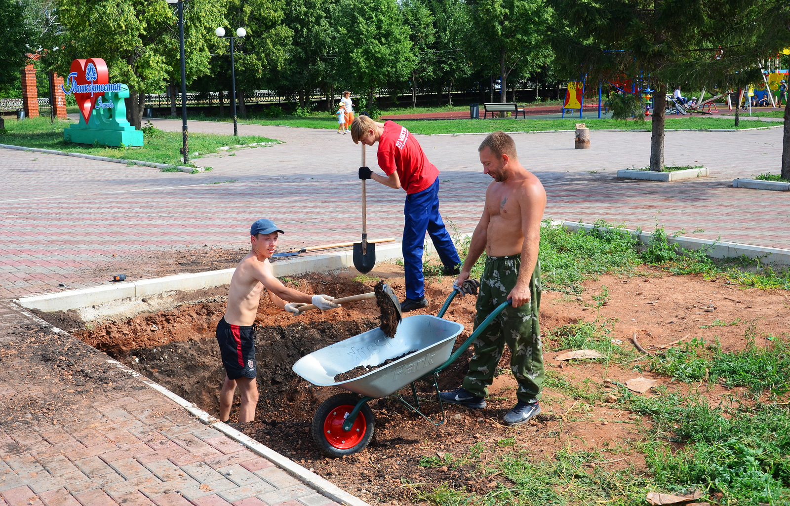 В парке села  Языково  в скором времени появится фонтан