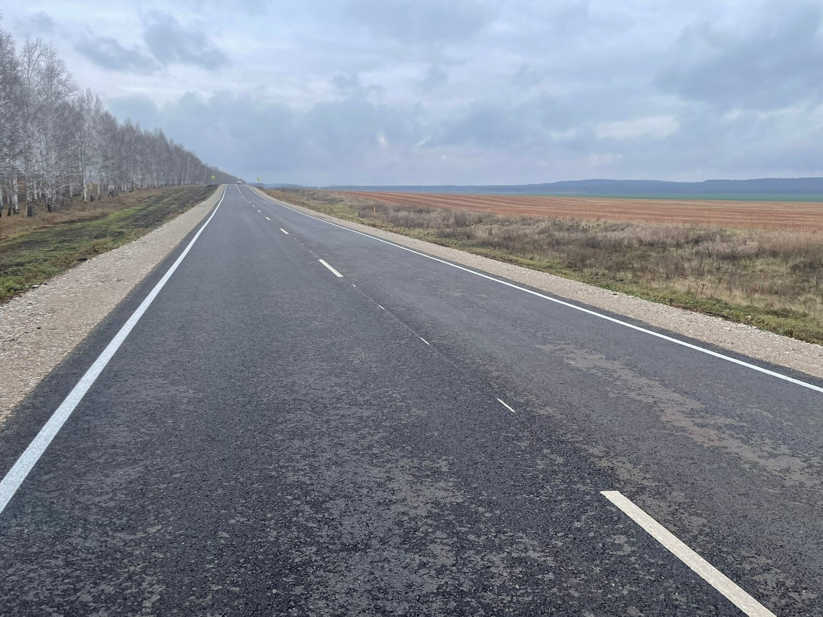 В Башкирии отремонтировали большой участок дороги между Ишимбаем и Мелеузом