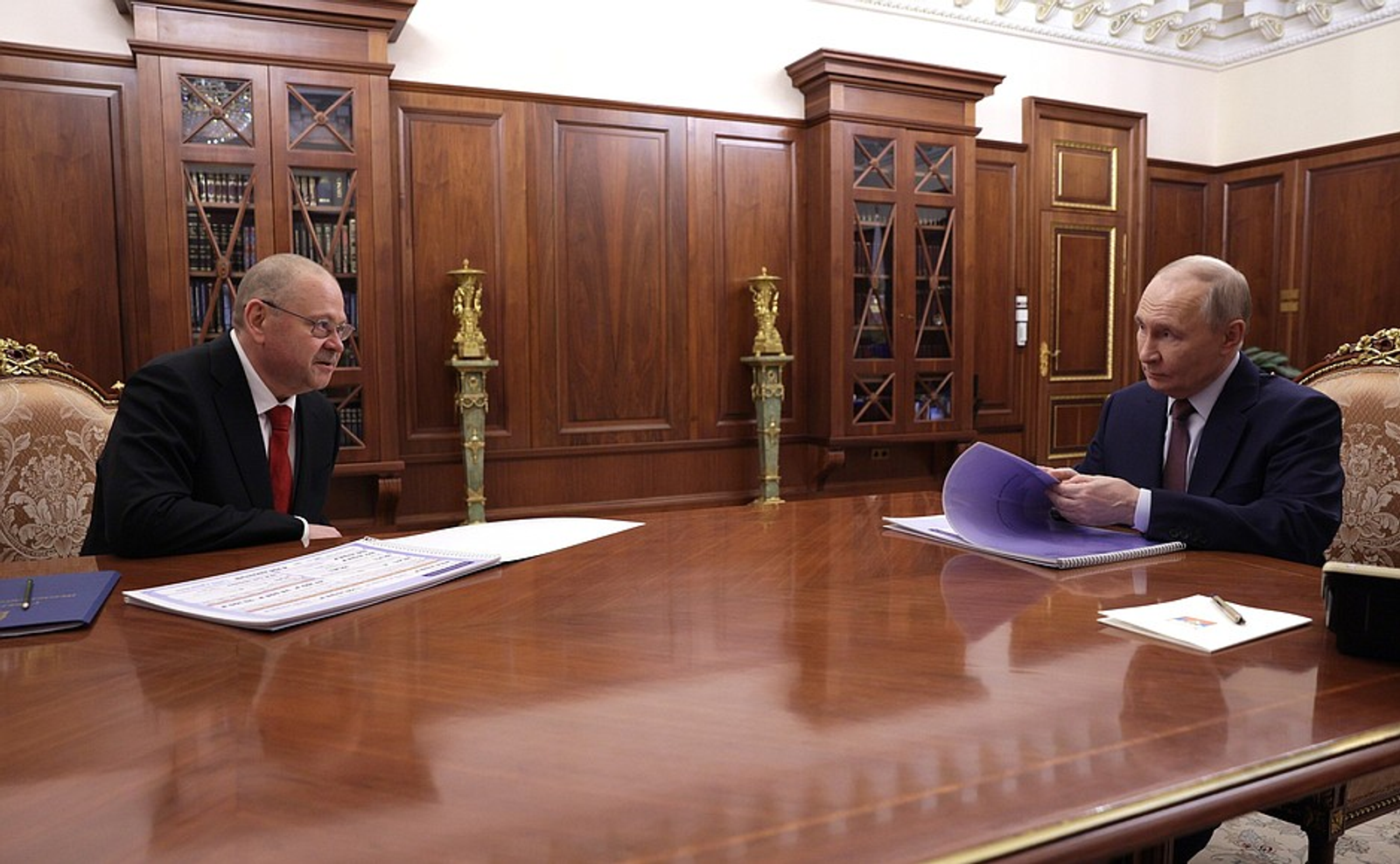 Президент провёл рабочую встречу с губернатором Пензенской области