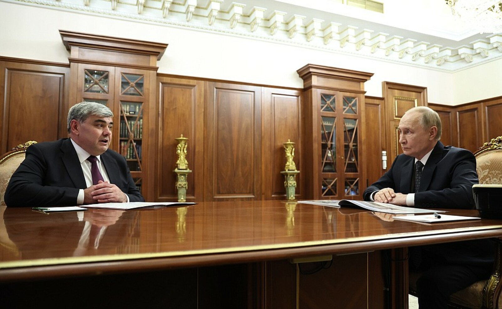 Рабочая встреча с главой Кабардино-Балкарской Республики Казбеком Коковым