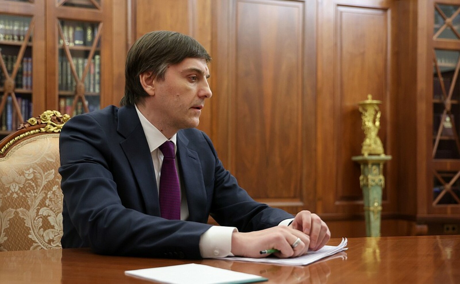 Встреча Президента страны с Министром просвещения Сергеем Кравцовым