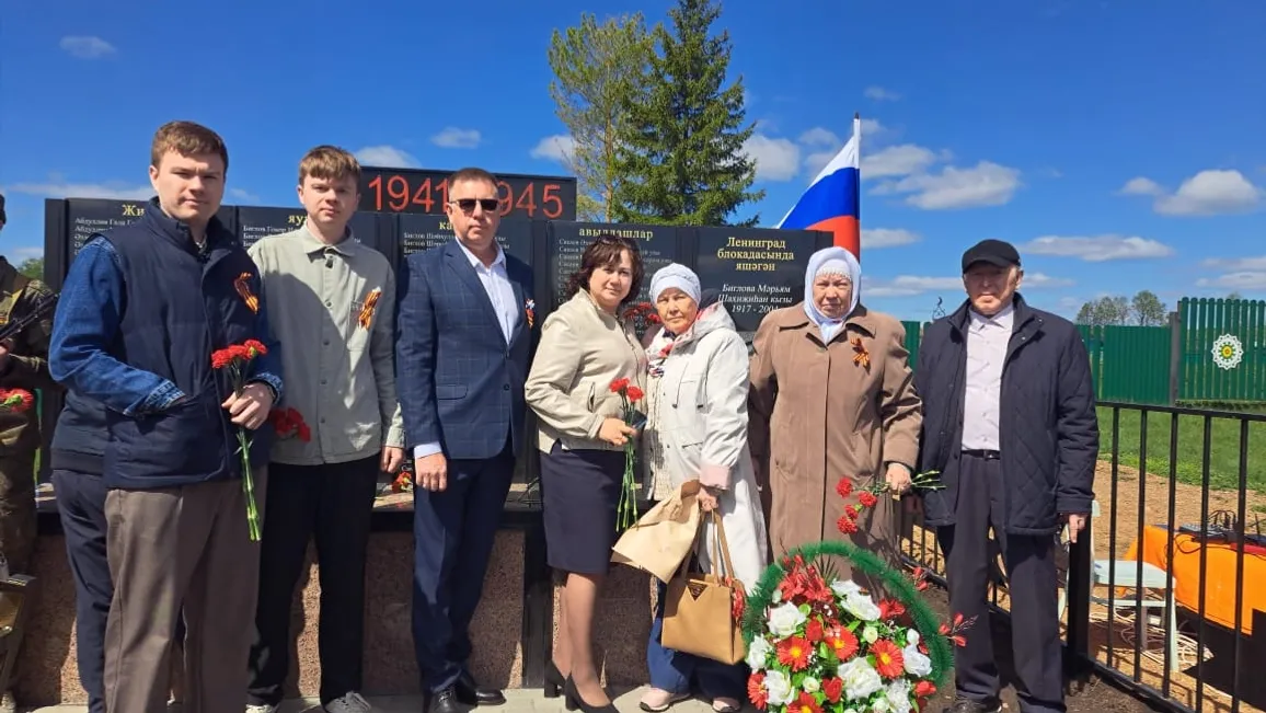 В Староабзаново построили мемориал в честь солдат Великой Отечественной войны