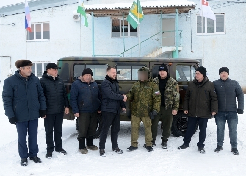 Очередной УАЗ из Благоварского района — в помощь фронту!