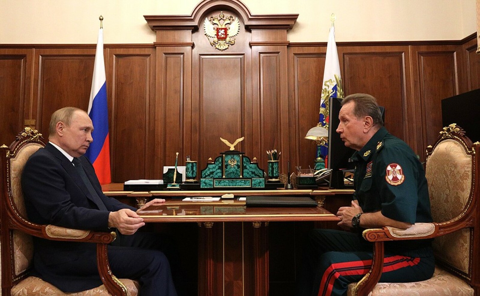 Встреча с директором Федеральной службы войск национальной гвардии Виктором Золотовым