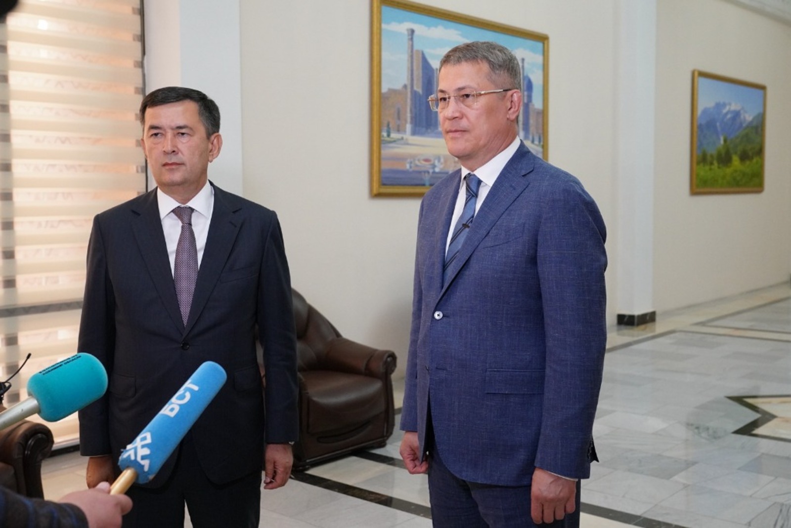 Встреча с хокимом Самаркандской области Узбекистана Эркинжоном Турдимовым