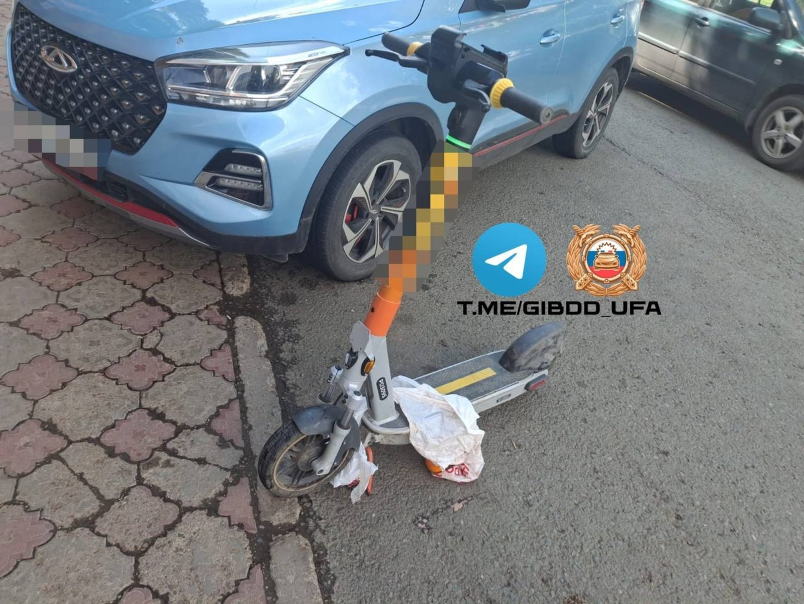 В Башкирии самокатчик  наехал на 9-летнюю девочку