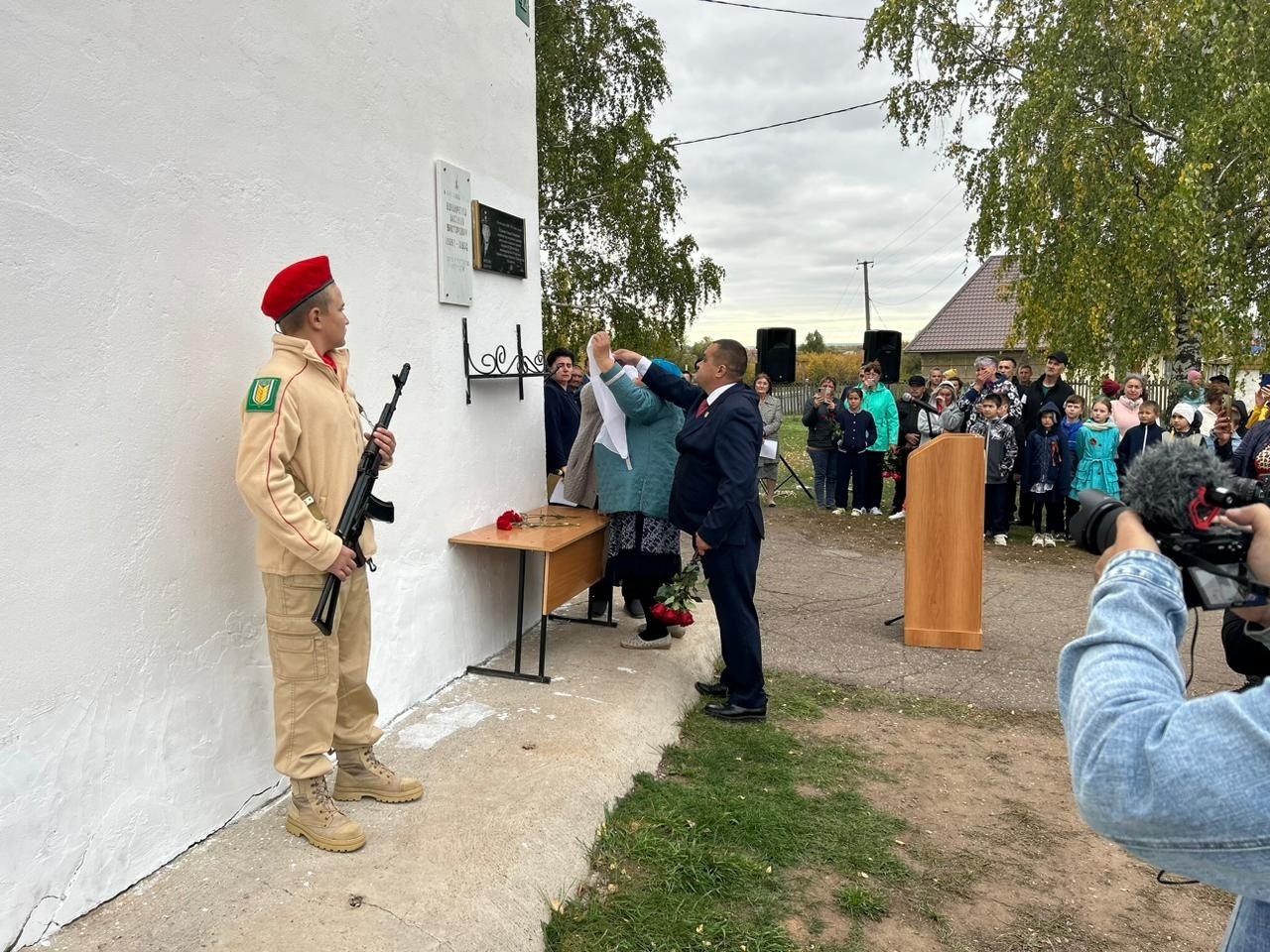 В Благоварском районе Башкирии увековечили память погибшего героя СВО