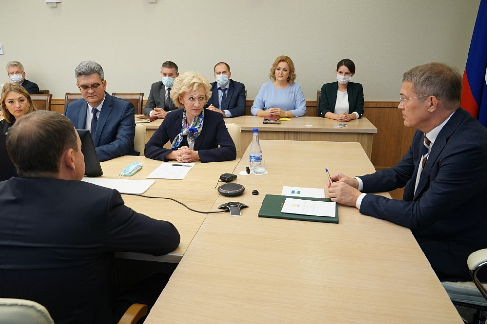 Встреча с членами Центральной избирательной комиссии Башкортостана