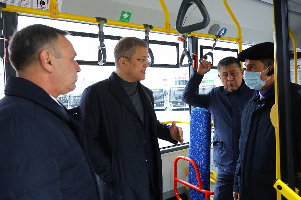 60 новых автобусов «НЕФАЗ» большого класса вышли на уфимские маршруты