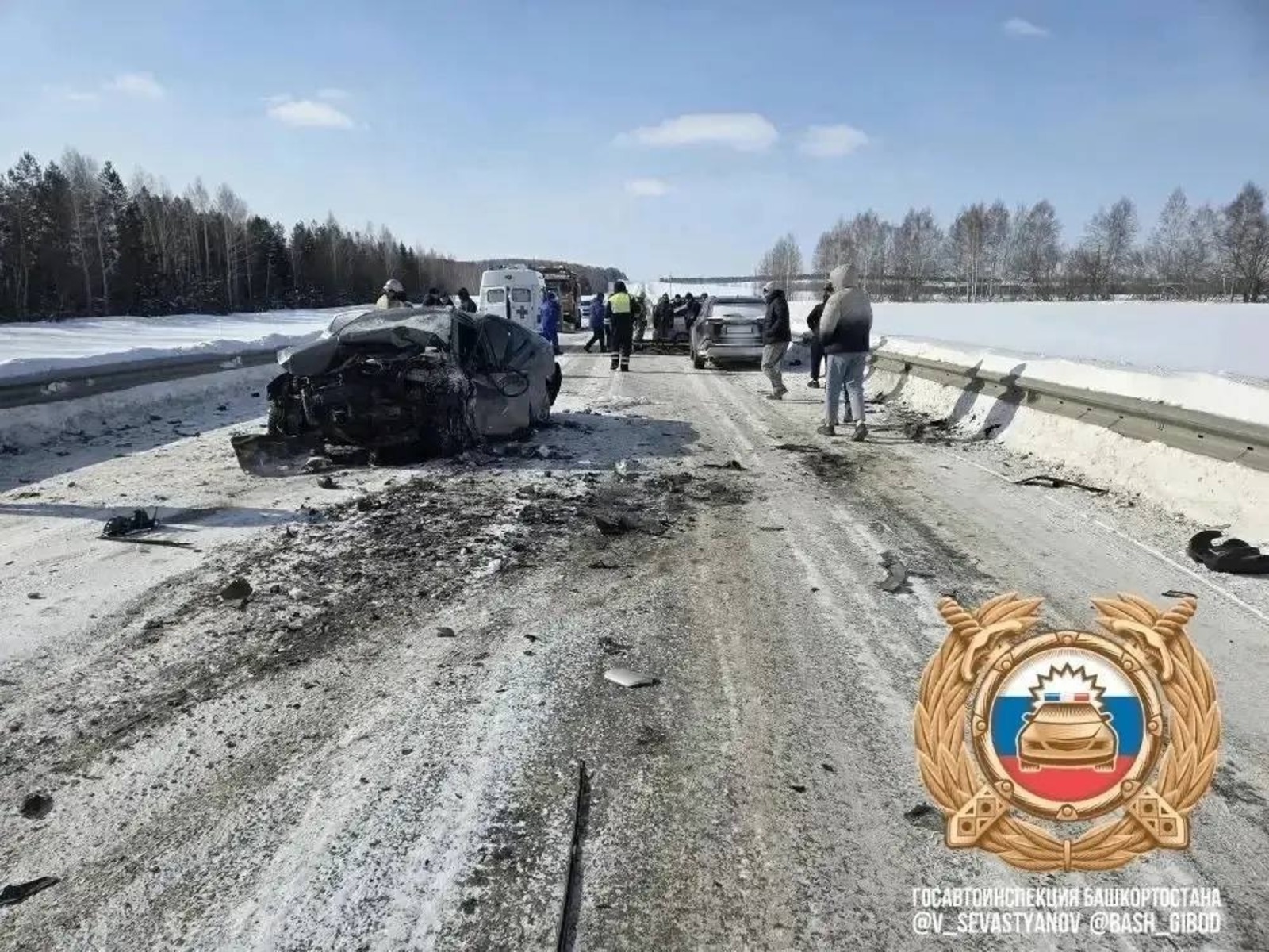 В Башкирии в аварии погибли 5 человек