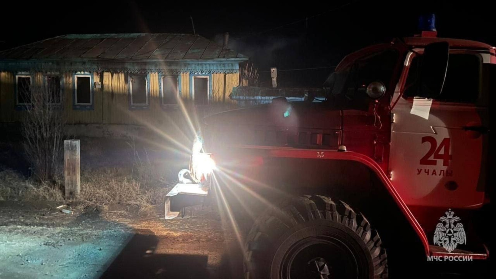 В Башкирии пожар унес жизнь мужчины